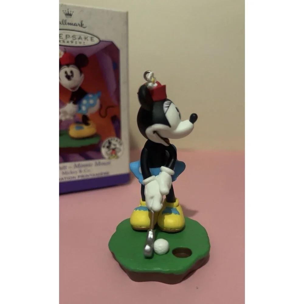 Vintage Hallmark Keepsake Ornament Final Putt Minnie Mouse Mickey & Co. 1999